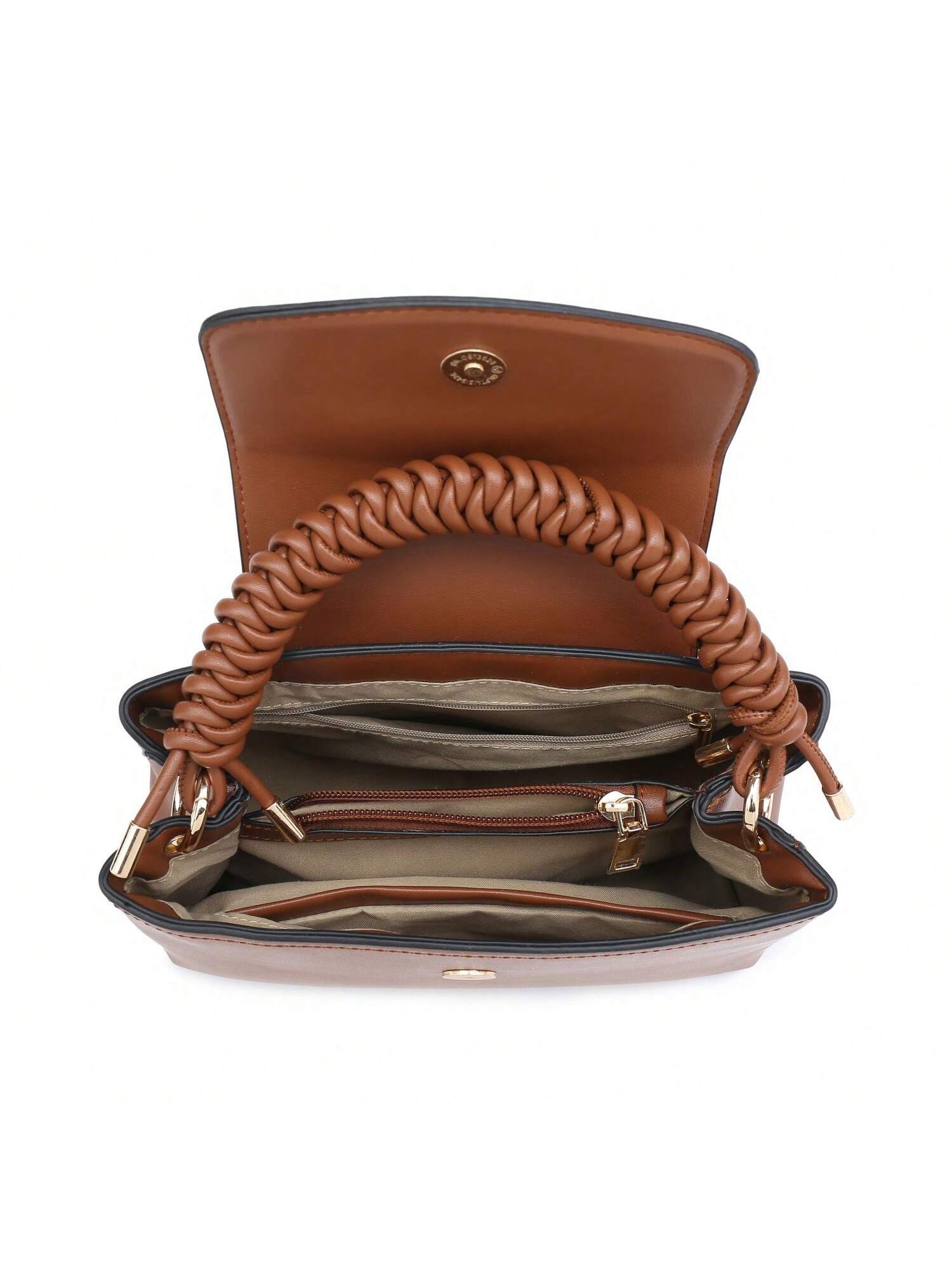 Compact With Braided Handle