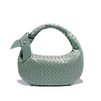 MAC168 Simple And Sstylish Woven Leather Handbag(No bow)